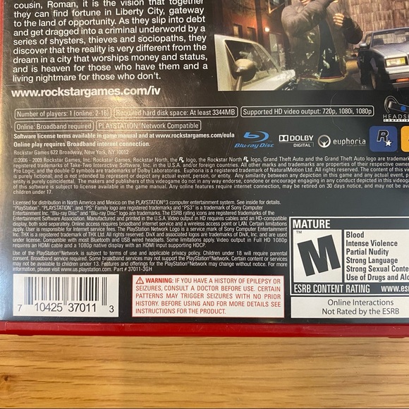 Grand Theft Auto IV for Playstation 3 - Picture 4 of 11